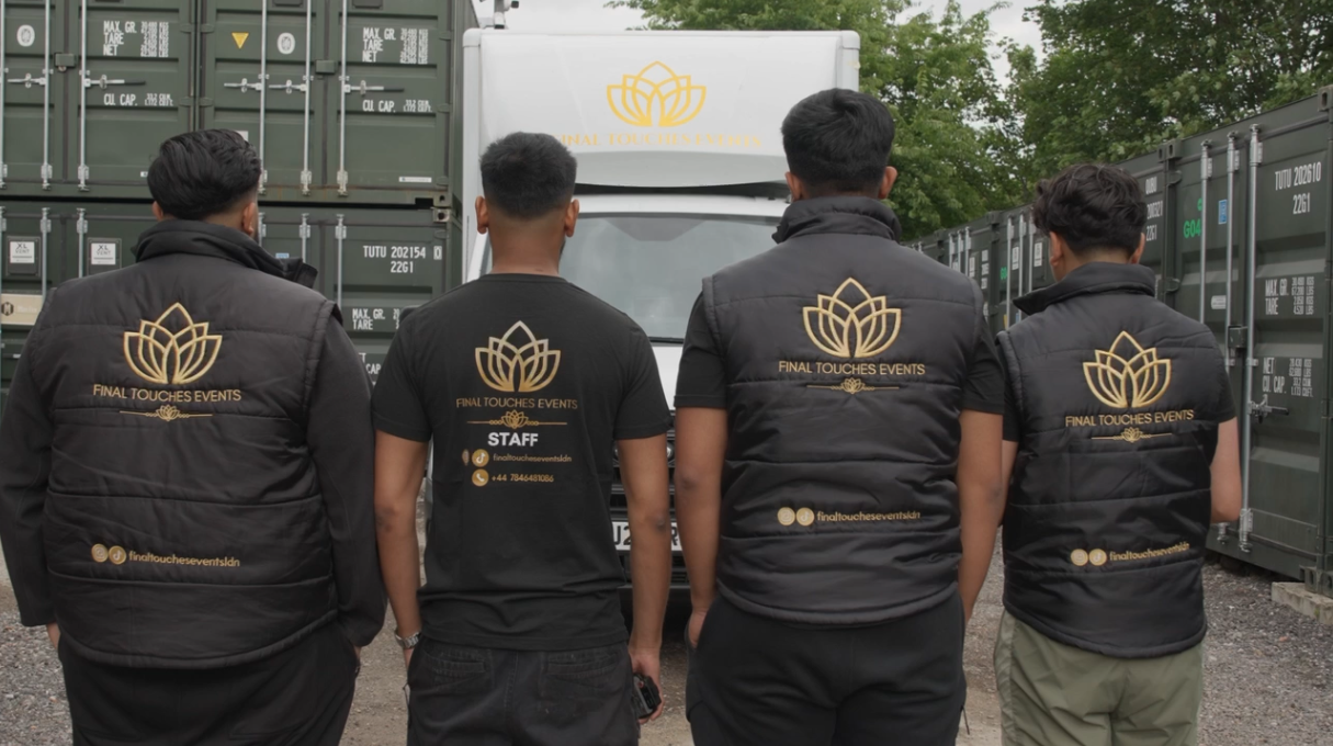 Decorative wedding backdrop