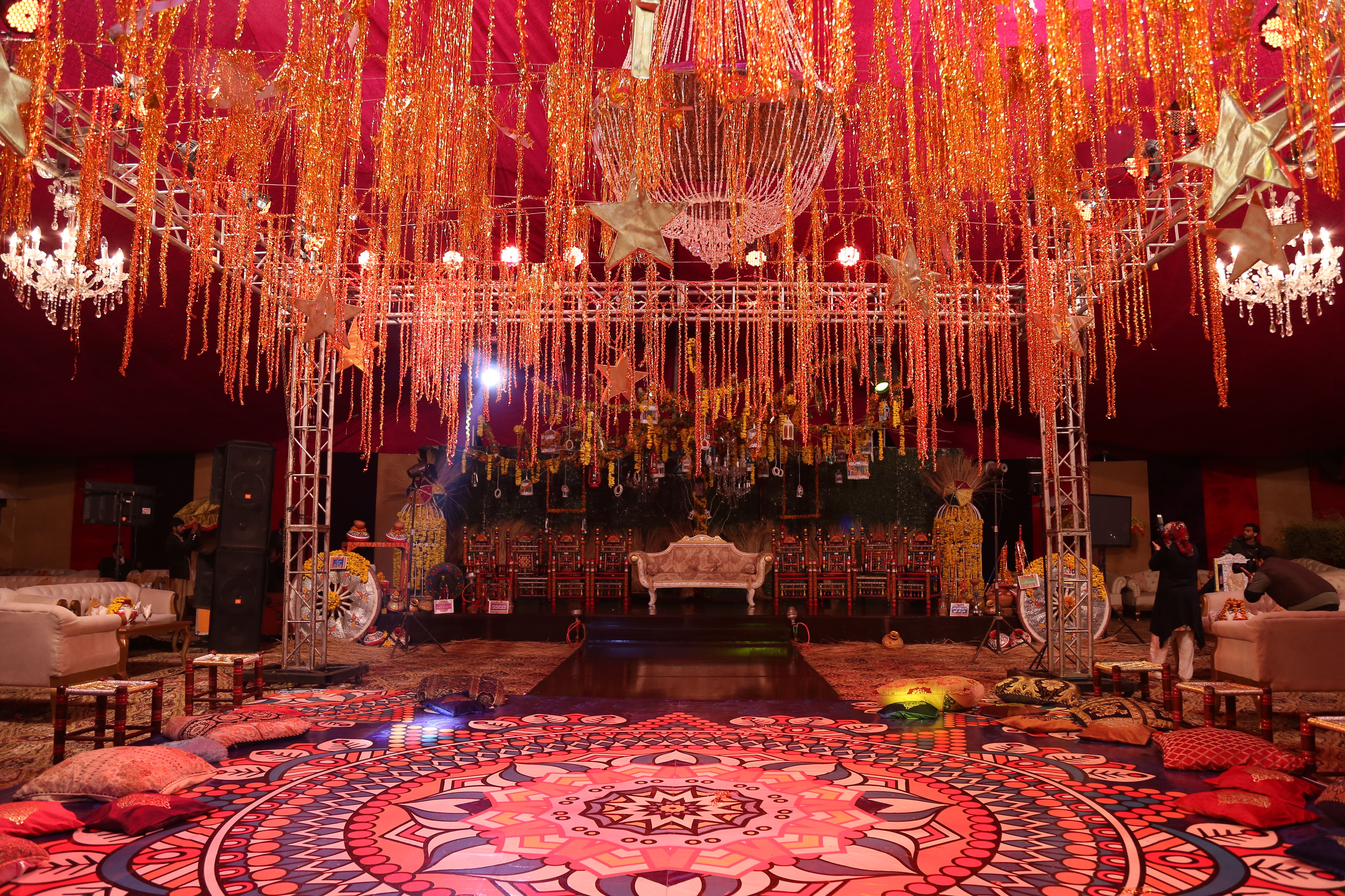Luxury wedding decoration